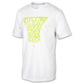 Nike Net Mens Tee White/Yellow