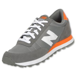 New Balance 501 Mens Casual Shoe Grey/Orange