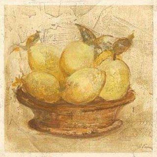 Fruits Lemons   Poster by Klaus Golhke (9 x 9) Home