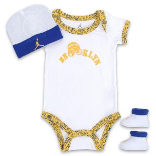 Jordan Infant Spizike Three Piece Jersey Set White