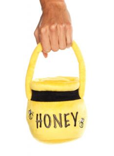 New Plush Honey Pot Purse Handbag Bumble Bee Halloween Costume