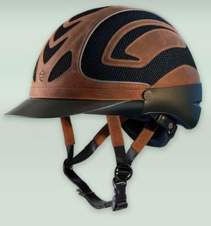TROXEL Venture Western Riding Performance Safety Helmet Brown Black
