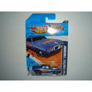 2011 Hot Wheels 69 Pontiac Firebird Blue #157/244 Toys
