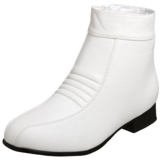 Mens White 70s Boots Elvis Boots Pimp 50 Shoes