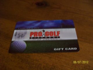 50 Pro Golf Discount Gift Card Western Washington or San Diego