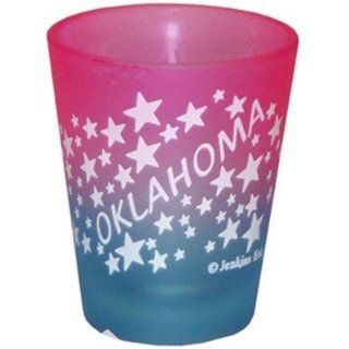 382569   Oklahoma Shot Glass 2.25H X 2 W Frosted Colored