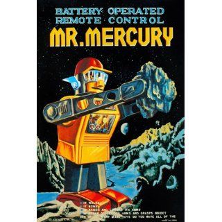 Battery Operated Remote Control Mr. Mercury 12X18 Art