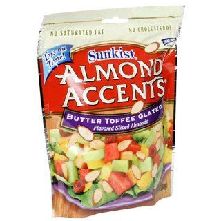 Sunkist Almond Accents, Butter Toffee Glazed, 3.75 Ounce Units (Pack