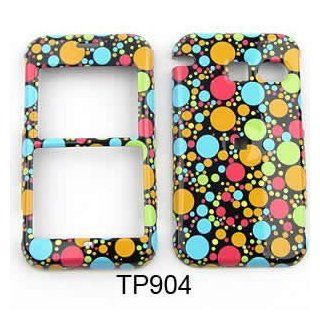 Rainbow Polka Dots & Circles Snap on Cover Faceplate for