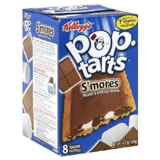 Kelloggs Pop Tarts Smores, 8 Count Box (Pack of 6) 