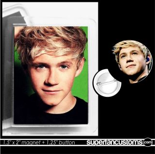Niall Horan Magnet Button or Magnet Pin One Direction Locker 1501