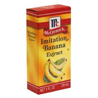 McCormick Imitation Banana Extract, 1 Ounce Unit (Pack of 6) 