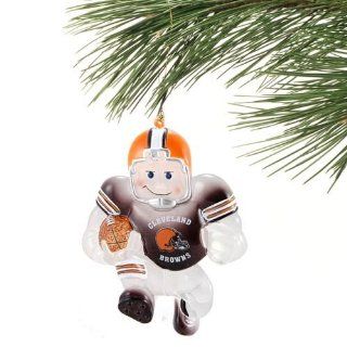 Cleveland Browns Acrylic Holiday Ornament Sports