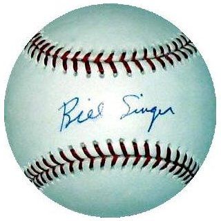 Bill Singer autographed Baseball
