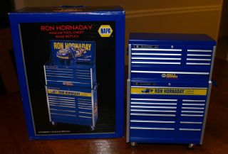 NAPA Ron Hornaday NASCAR Tool Chest Bank Replica 1 8 scale Limited