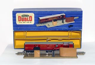 Hornby Dublo 3 Rail TPO Mail Van Set Gauge OO Early Post War