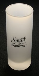 Sauza Tequila Hornitos Tall Frosted Shot Glass