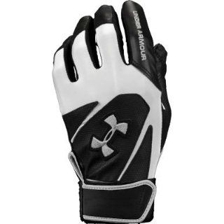 Under Armour Adult Clean Up III Blk/Wht Batting Gloves