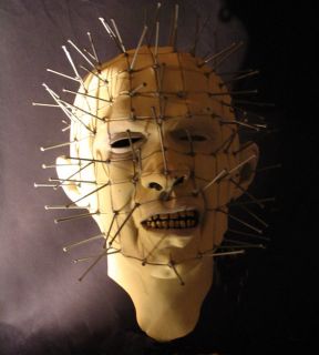 Pin Head Hellraiser Horror Movie Latex Halloween Pinhead Mask