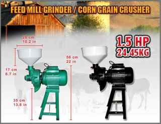  Crusher Corn Grinder Mill Animal Stock Poultry Horse Feed Save