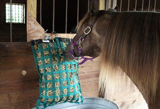 Busy Buffet Slow Feeder Hay Bag Relieve Boredom or Fast Eating