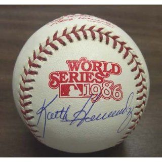 Keith Hernandez Autographed Ball   official 1986 World