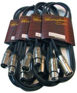 Each 6 ft 5150 XLR Male to XLR Female Microphone Cable