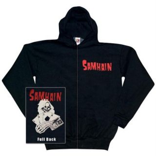 Samhain   Death Card Zip Hoodie Clothing