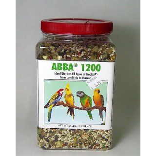 Abba 1200 Small Hookbill No Sunflower Parrot Seed 5 Lb