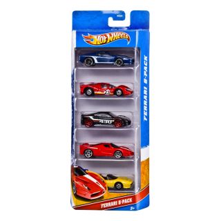 Hot Wheels Ferrari 5 Pack 512M P4 308 GTS FXX F430 NIP