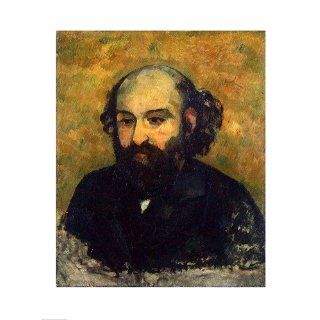 Self Portrait, 1880 81 Finest LAMINATED Print Paul Cezanne
