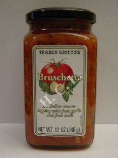 Trader Joes Bruschetta Tomato Garlic Basil Sauce 12oz