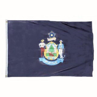 Valley Forge Maine Flag 3x5 Foot Spectrapro Poly Home