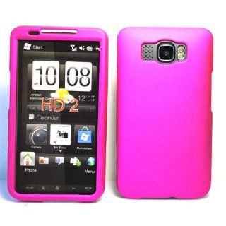 Hot PInk Solid Color Front and Back Case Rubber Texture