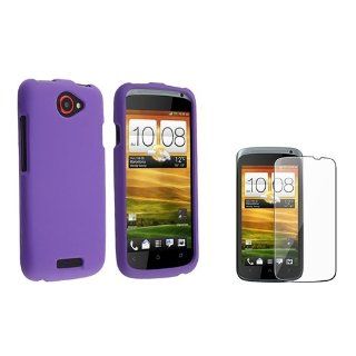 eForCity Purple Rubber Coated Case with FREE Reusable