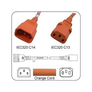 PowerFig PFC1418E72V AC Power Cord IEC 60320 C14 Plug to
