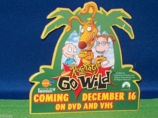 Nickelodeon Rugrats Go Wild 2003 Video Release Button