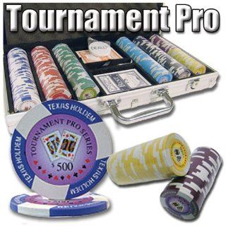 300 Ct Tournament Pro 11.5 Gram Clay Poker Chip Set w