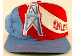 Vintage Houston Oilers Retro Snapback Cap Hat Campbell