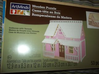 New Doll House Kit with Veranda and A Furniture Kit