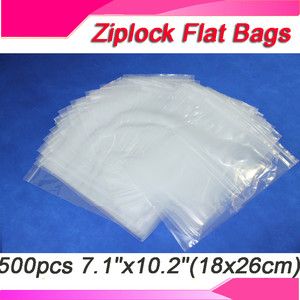   Polythene Zip Ziplock Plastic Bags Home Storage Crafts Grain Packing