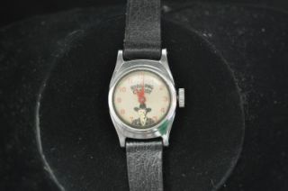 Vintage U s Time Hopalong Cassidy Character Wristwatch Keeping Time