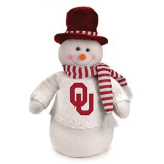 Oklahoma Sooners Team Snowman