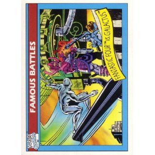 1990 Impel Marvel #89 Famous Battles   Fantastic Four vs