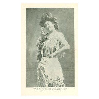 1899 Print Opera Singer Emma Calve As Carmen Everything