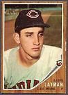 1962 Topps Baseball 145 Barry Latman Indians