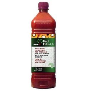 Omni Unrefined Red Palm Oil, 33.8 Ounce Bottles (Pack of 12) 