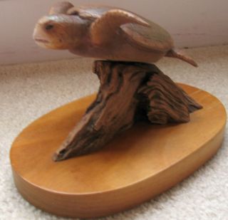Loggerhead Turtle Sculpture by Howard K. Suzuki w/Paperwork & COA Wood