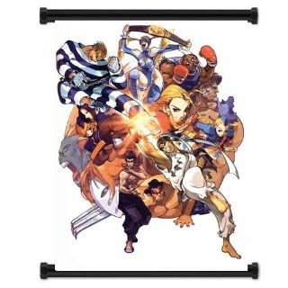 Street Fighter Alpha Zero 3 Game Fabric Wall Scroll Poster