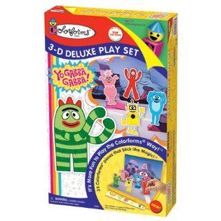 Yo Gabba Gabba Colorforms 3D Deluxe Playset 70366 Toys